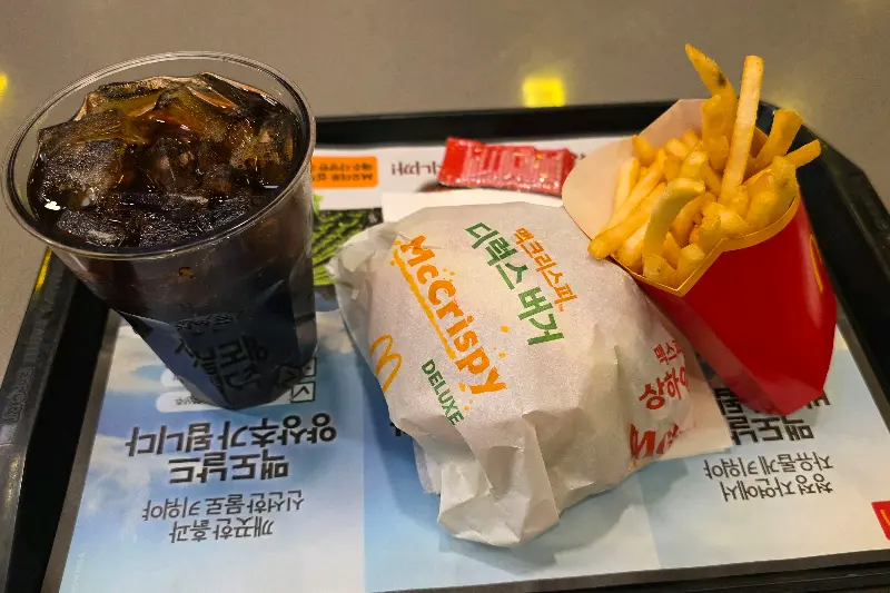 맥크리스피 디럭스 버거 세트