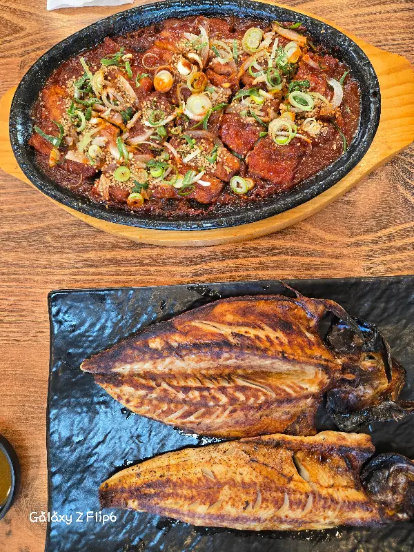 황태구이와 고등어구이