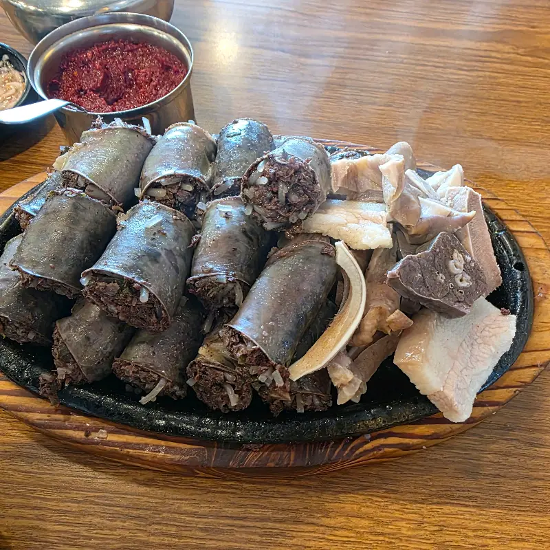 모듬순대 한 상