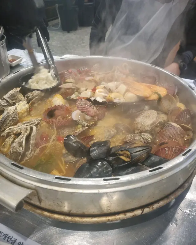 조개전골 국물