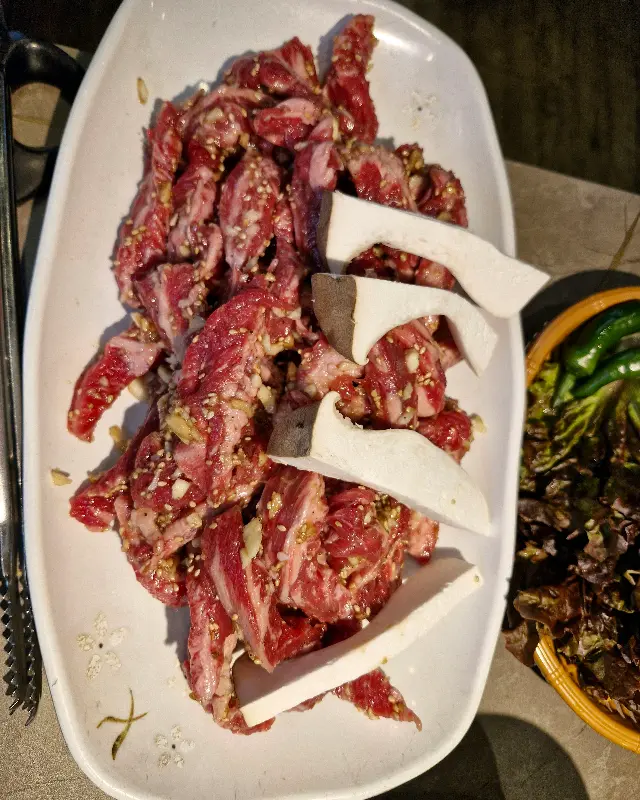 신선한 갈매기살의 자태