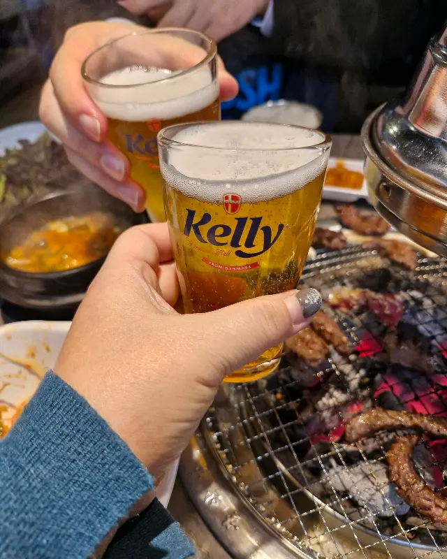 시원한 맥주 한 잔