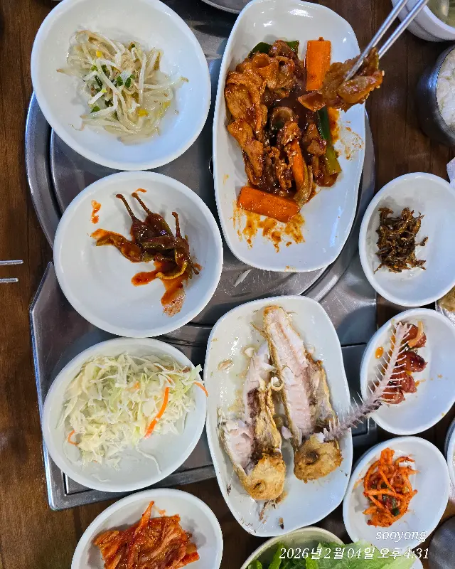 푸짐한 한 상 차림