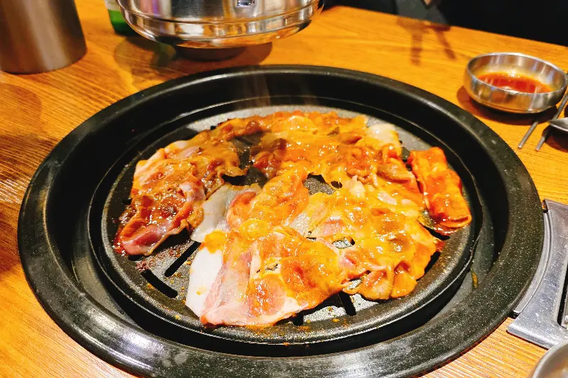 맛있게 구워진 고기