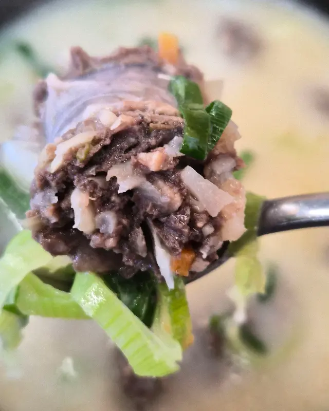 순대국의 비주얼