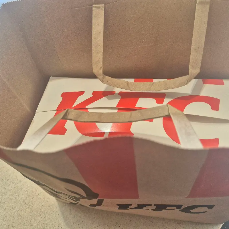 KFC 포장 봉투