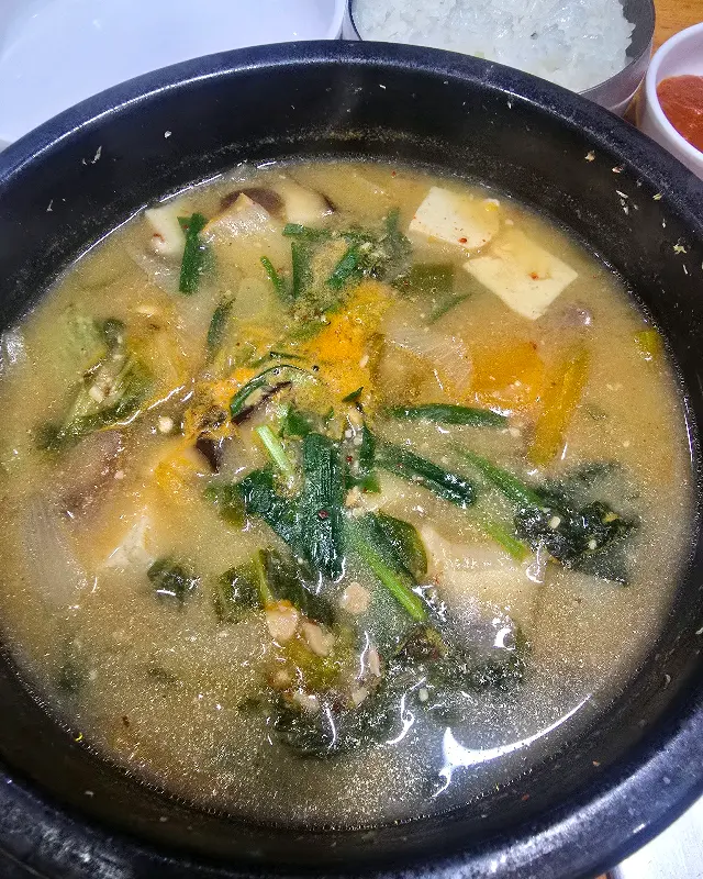 소고기가 들어간 된장찌개