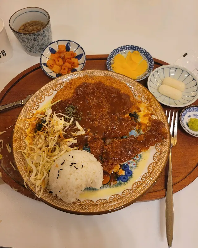 돈까스와 곁들여 먹는 라멘 세트