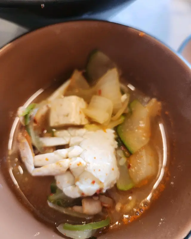 시원하고 칼칼한 된장찌개