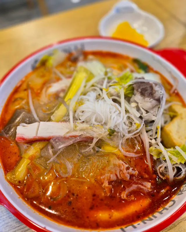 푸짐한 춘리마라탕의 비주얼