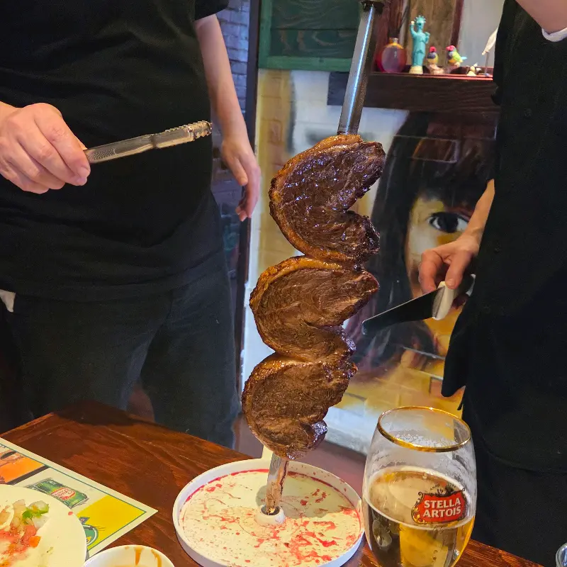 슈하스코 꼬치 비주얼