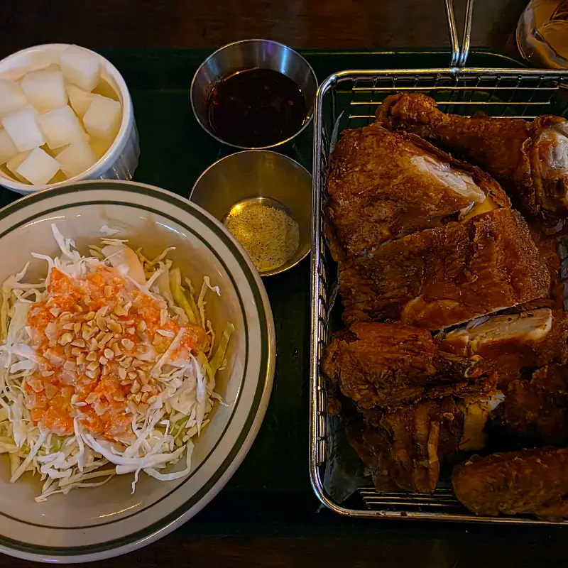 오늘통닭 한상차림