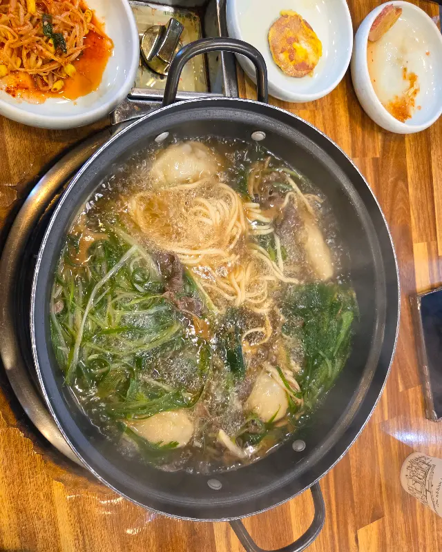 만두전골 전체