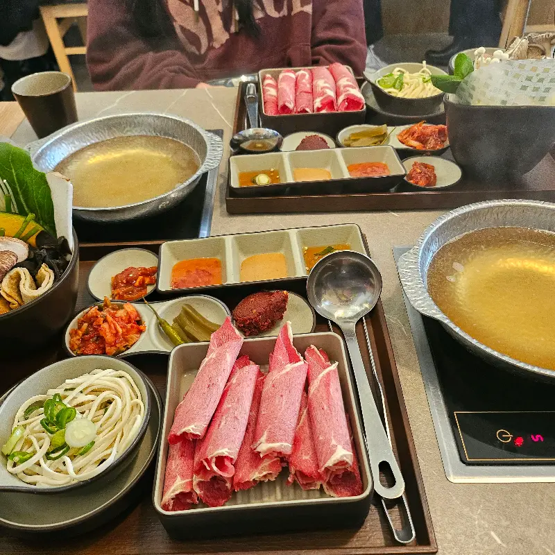 개인 샤브샤브 냄비