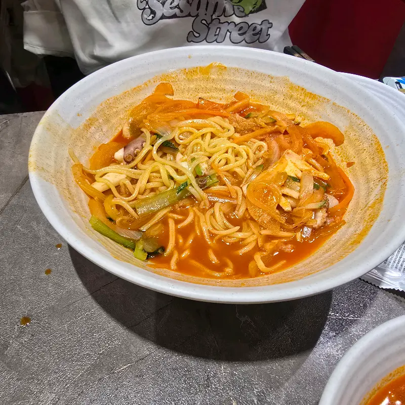 랑만쇼우 짬뽕 클로즈업