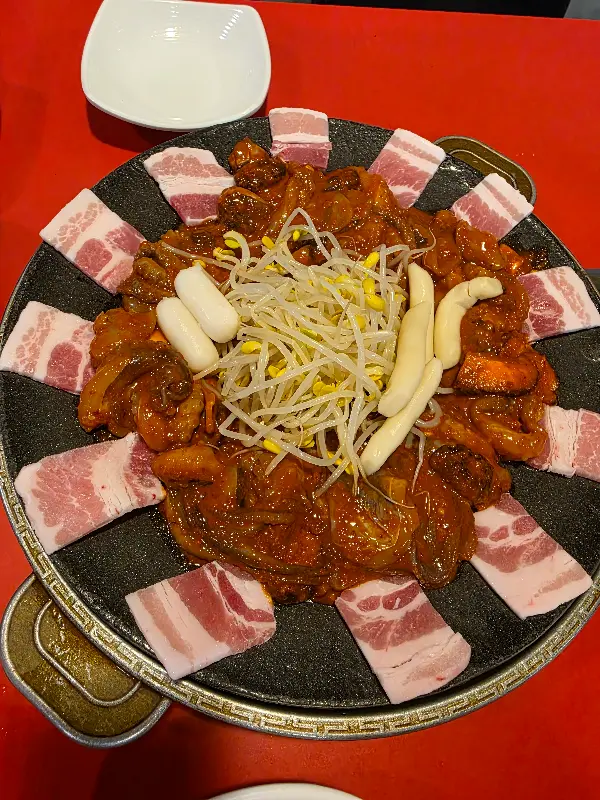 쭈꾸미 삼겹살 비주얼