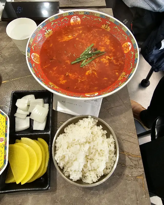 짬뽕과 밥