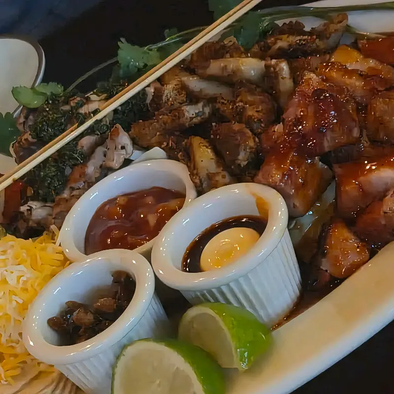 푸짐한 철판요리 플레이트