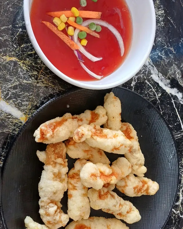 겉은 바삭하고 속은 쫀득한 찹쌀 탕수육