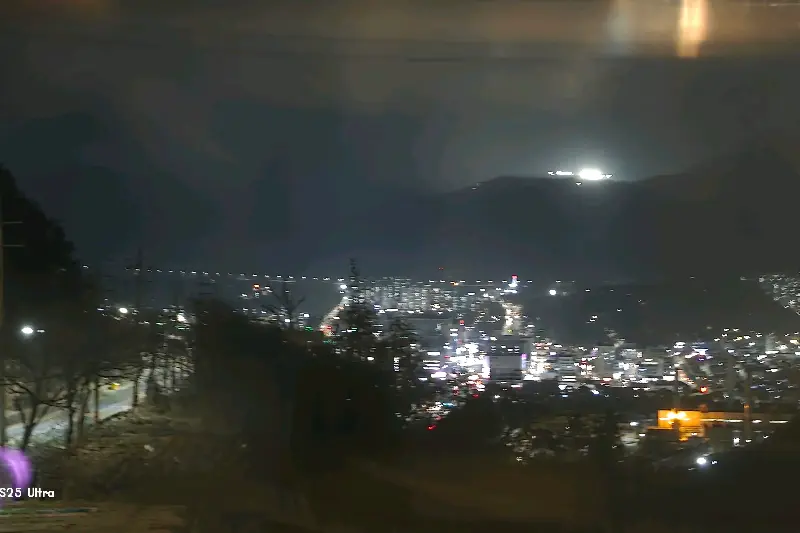 아홉산 돼지갈비 야경