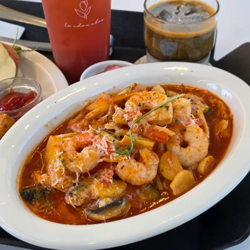 매콤 해물 파스타