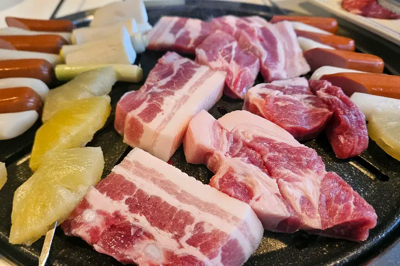 삼겹살 클로즈업