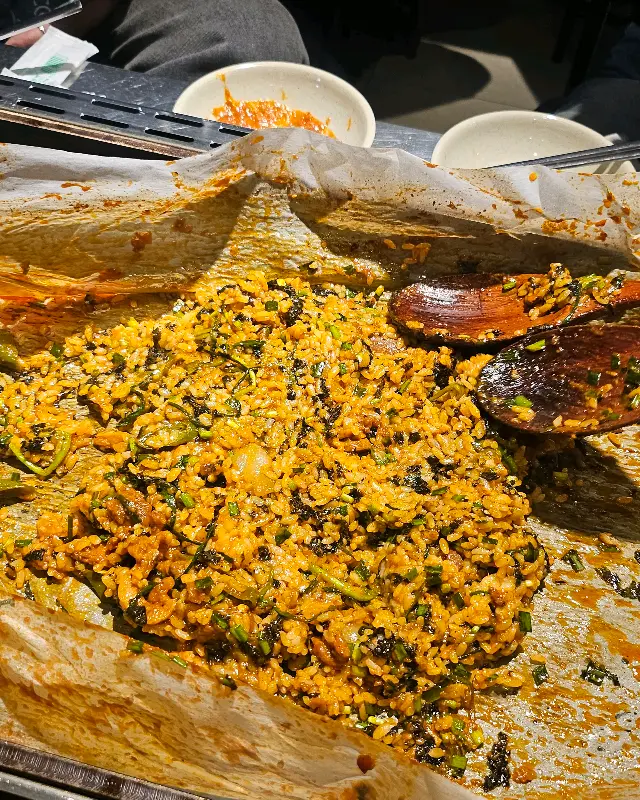 환상적인 비주얼의 볶음밥