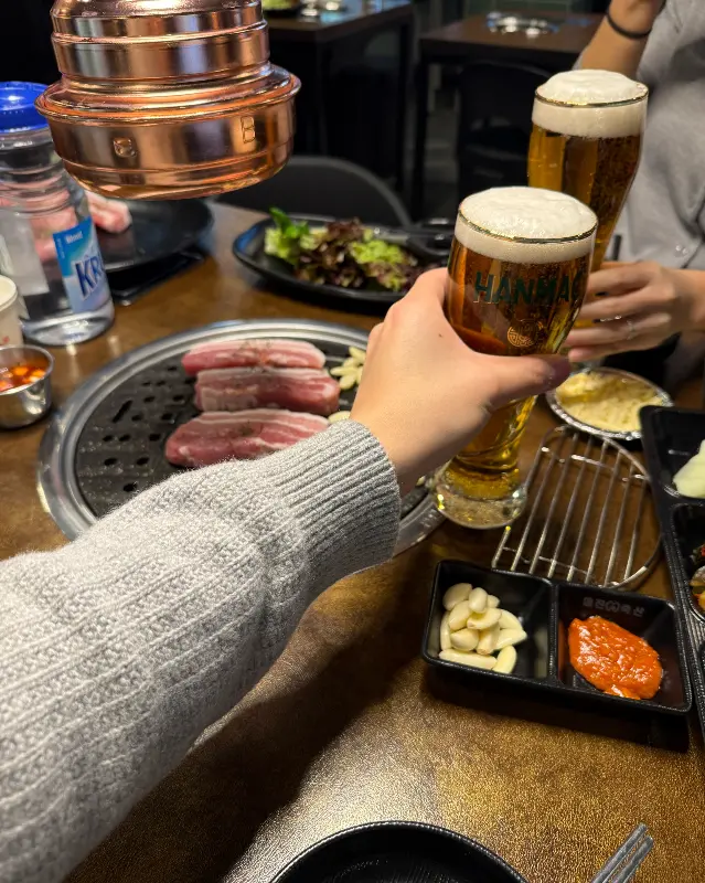 시원한 맥주 한 잔