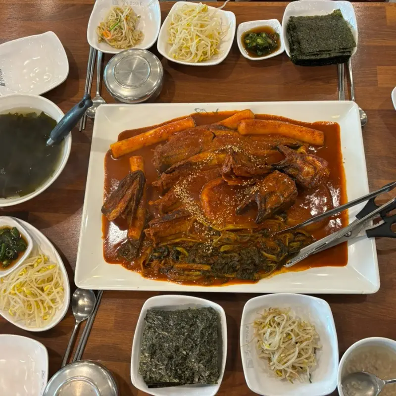 황금코다리 한 상 차림