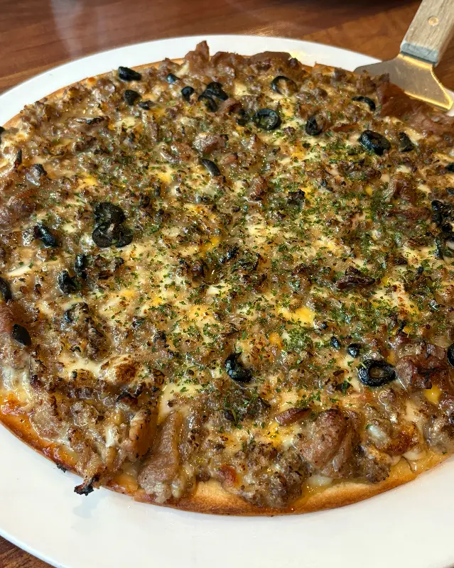 먹음직스러운 불고기 피자