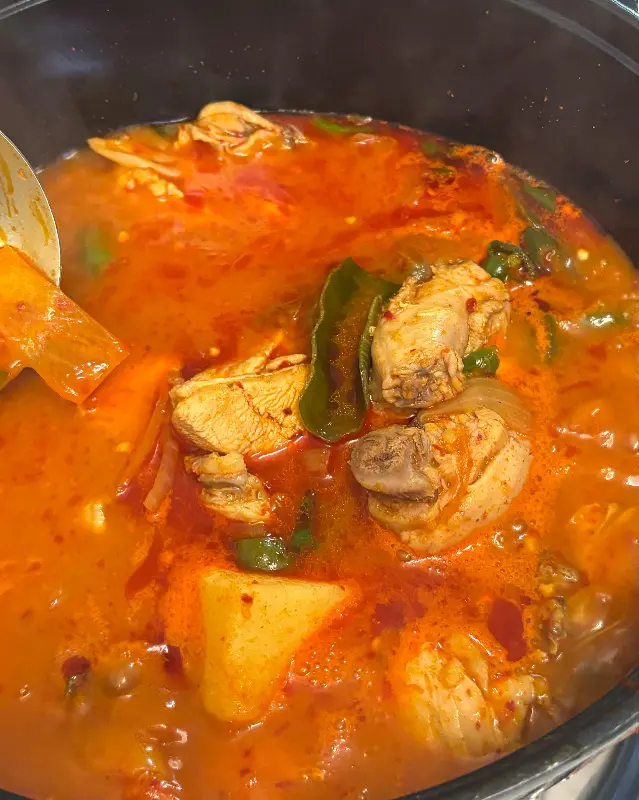 닭볶음탕 클로즈업