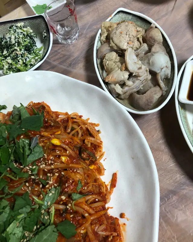 아구찜 근접 사진