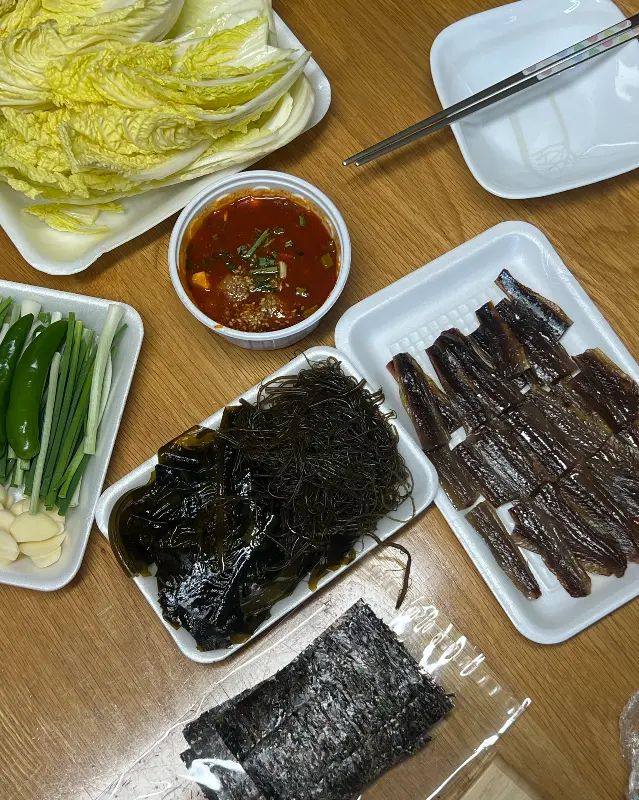 푸짐한 과메기 세트