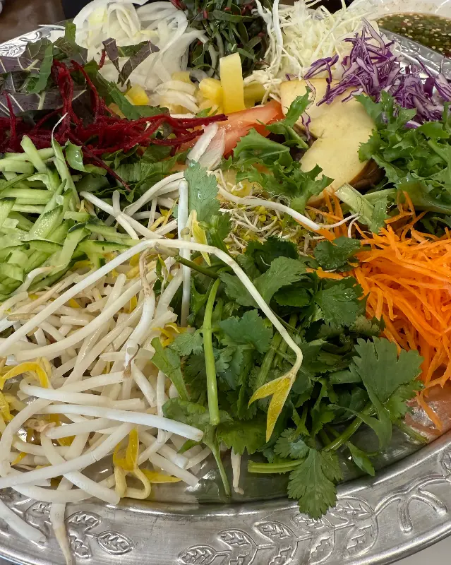 푸짐한 월남쌈 재료