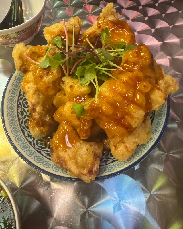 망고 크림 새우