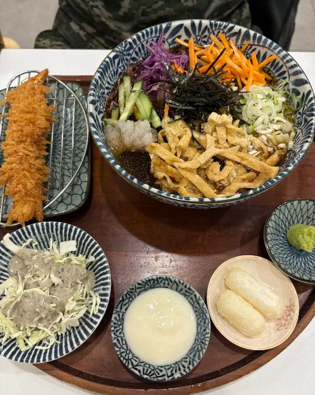 마제소바와 새우튀김