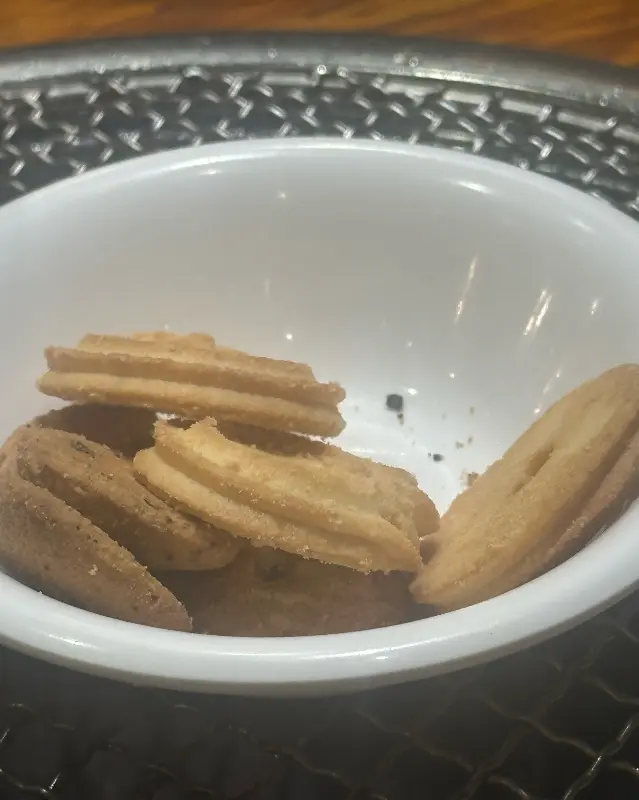 후식으로 제공되는 쿠키