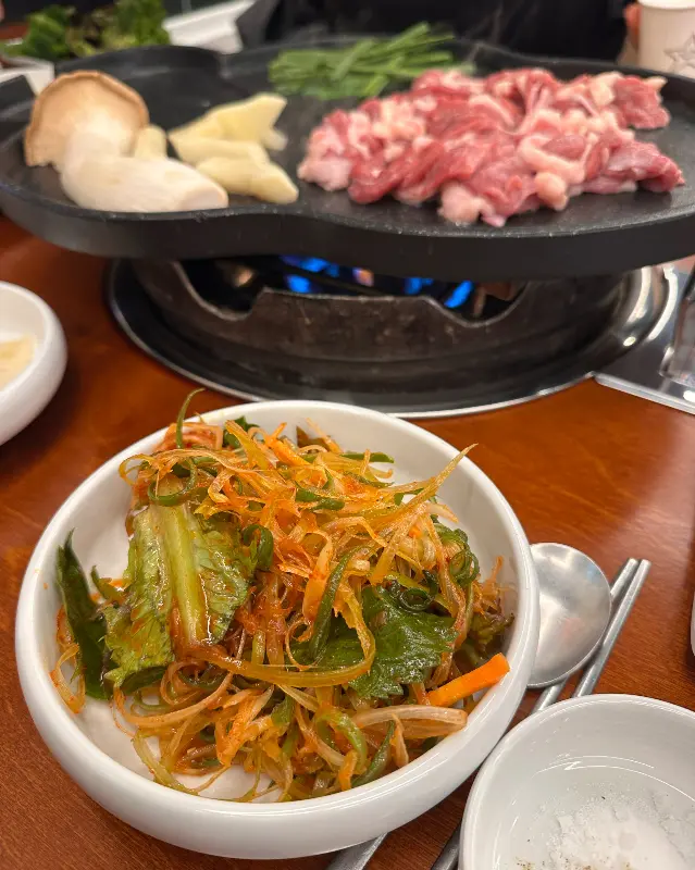 오리구이와 곁들임