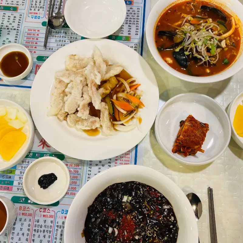 다래원 한 상 차림