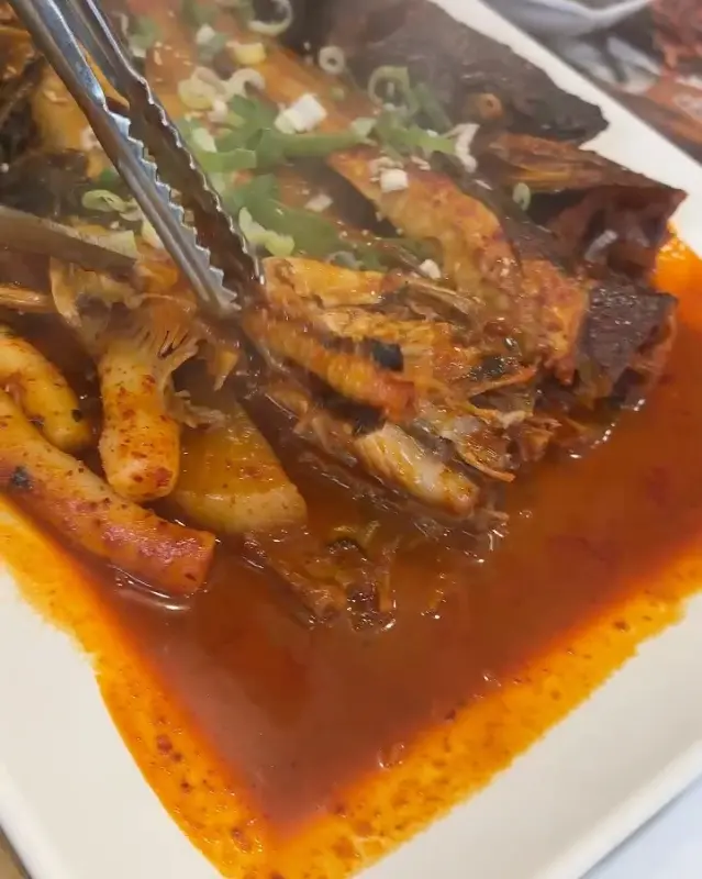 코다리찜 근접샷