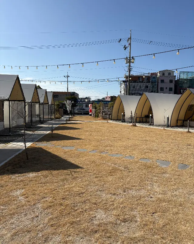 라모타 바베큐 텐트 전경