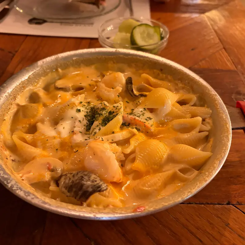 감베리 크레마 파스타