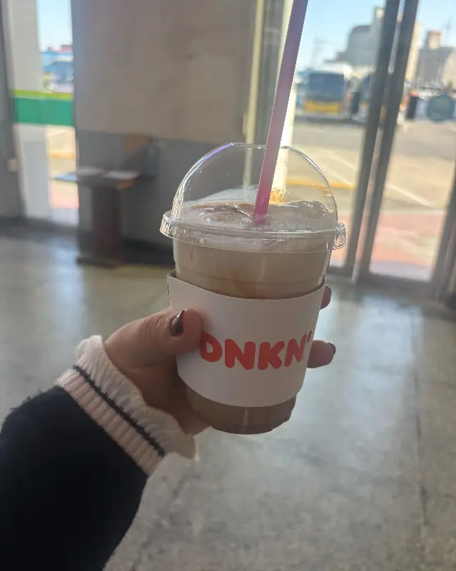 아이스 바닐라 라떼