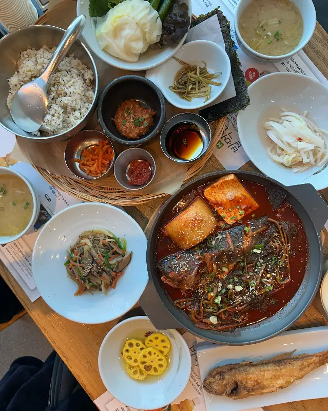 우럭조림과 옥돔구이