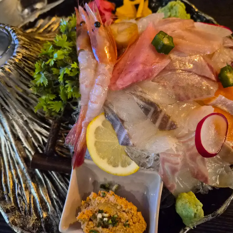 숙성회 디테일 샷