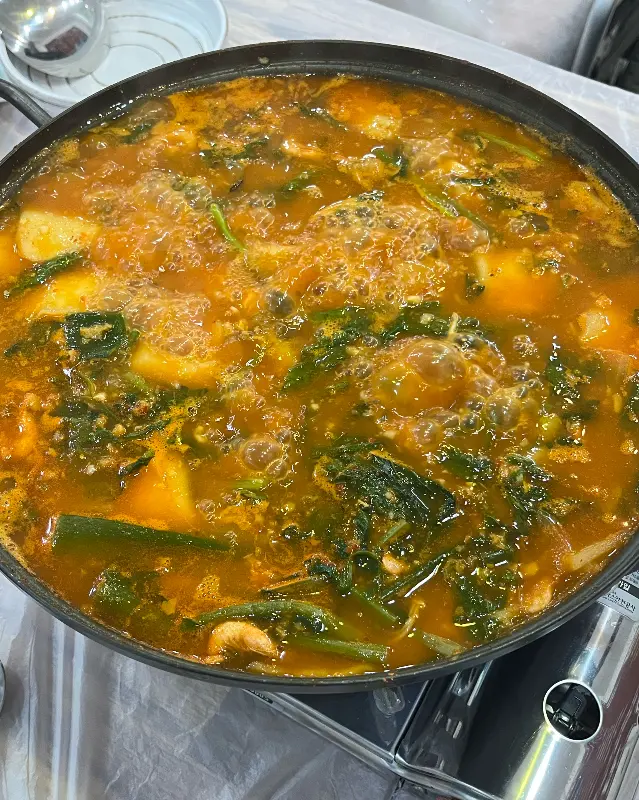 매운탕 전체샷