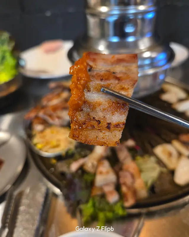 정박숯불가든 삼겹살