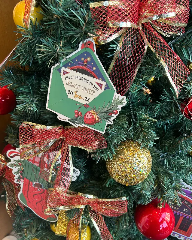 투썸 매장의 아기자기한 장식