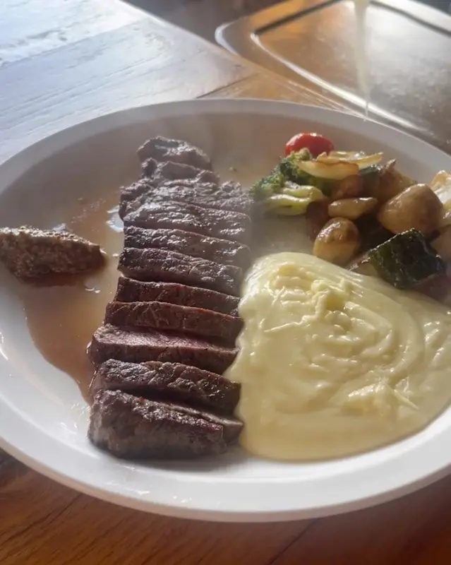 조밀 스테이크 상세 샷