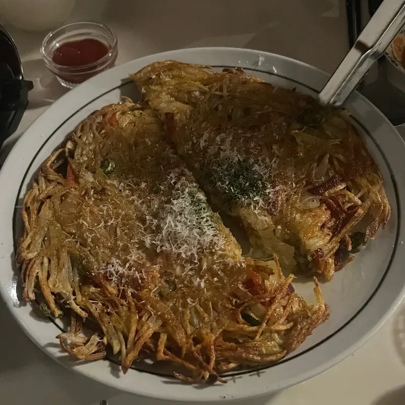 겉은 바삭, 속은 촉촉한 치즈 감자전